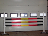 Houten springbalken 3 kleuren meerdere vlakken