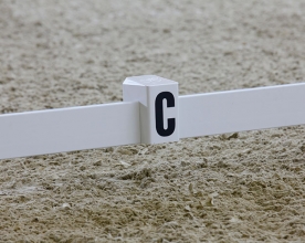 Kleine letterzuil voor op de plank